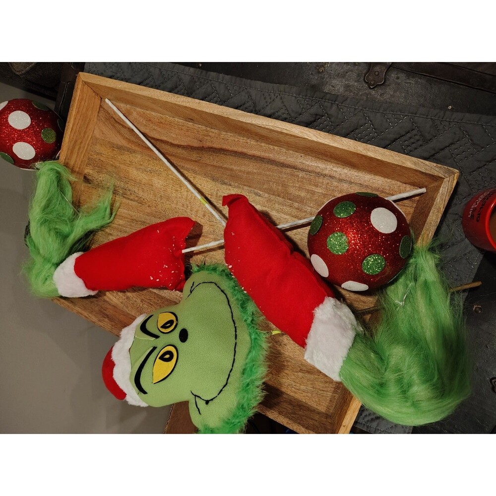 Artificial Topiary Christmas Trees mini set 1-2' Cindy & Grinch, Thing 1,2, & 3 - Picture 8 of 9